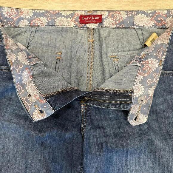 Vintage Levi’s Jeans‎ Womens 12 Med Spandex Stretch Relaxed Boot Cut 90s Crafted - Picture 9 of 15